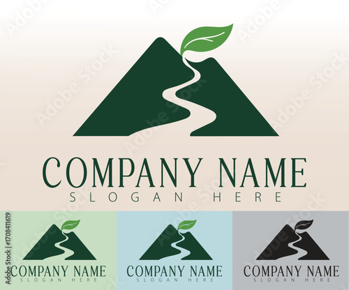 A creative logo concept inspired by nature.