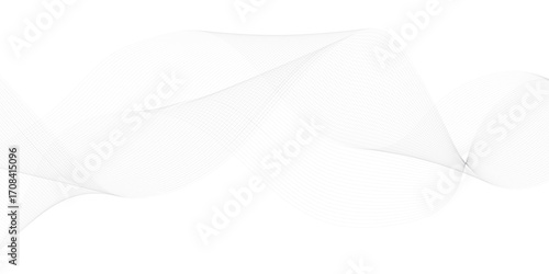 Abstract backdrop with grey wave gradient lines. Vector eps10