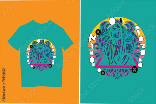 new t shirt design template here