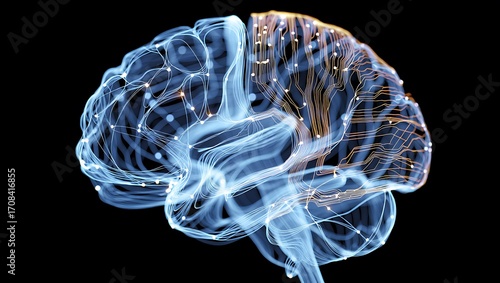 Human Brain Connectivity Network Showing Neural Activity and Brain Functions