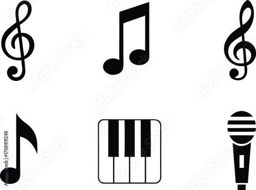 Classic Music Logo Design. Modern Music Logo Illustration. Creative Music Logo Concept. Professional Music Logo Artwork. Musical Note Logo Design. Band Music Logo Illustration. Studio Music Logo