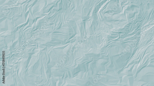 Light Blue Wrinkled Paper Texture – Crumpled Folded Paper Texture Background for Vintage, Grunge, and Minimal Design Projects. Colorful crumpled or wrinkled paper texture vector background. 