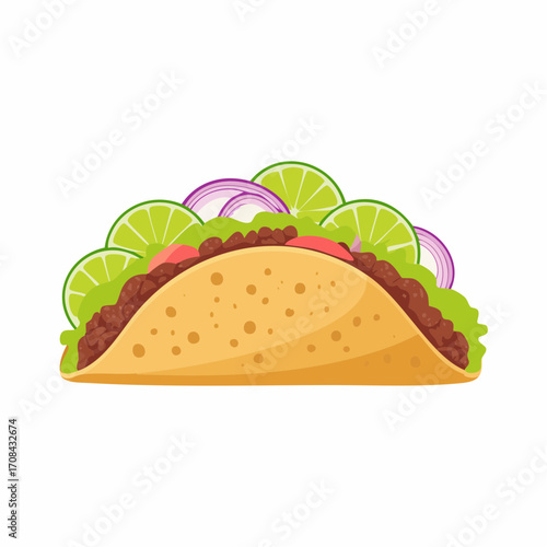 Frische Tacos gefüllt mit mariniertem Rindfleisch (Carne Asada)