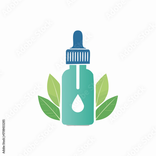 Botanical Elixir Logo Design for a Natural Skincare Brand