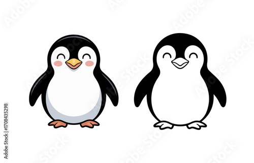 Smiling Baby Penguins