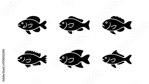 Fish Icons Set