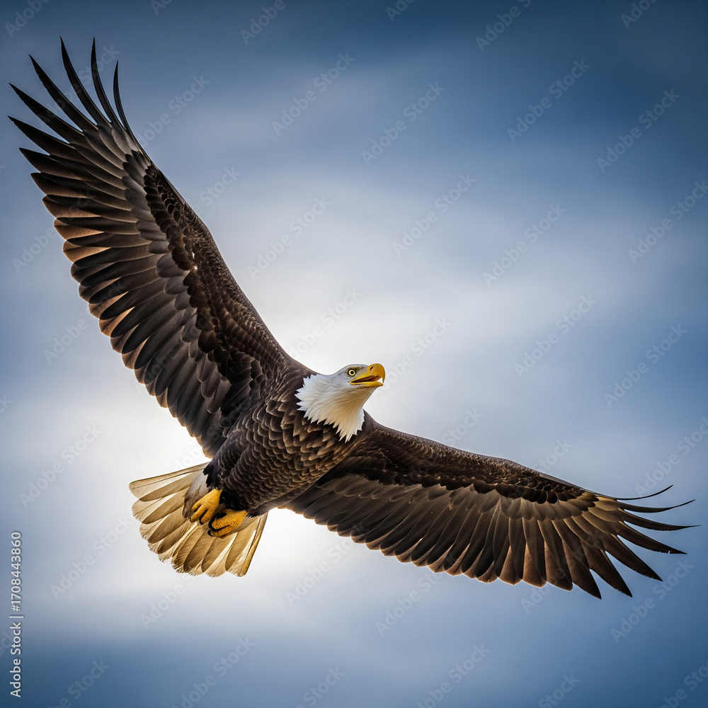 Fototapeta premium Photorealistic Eagle Symbol of Freedom
