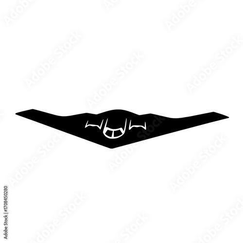 B2 Stealth Bomber Silhouette Vector

 

 
