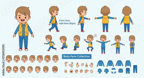 set of children