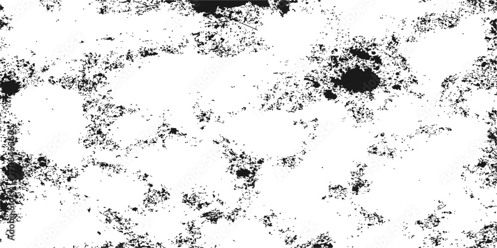 Fototapeta premium Abstract floral grunge background with a black paint splatter frame and dark ink stain texture. border, vector, dirty, decoration, flower, banner