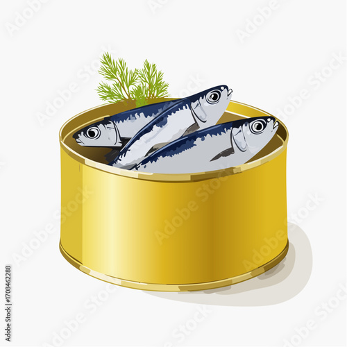 Sardinen in einer Dose