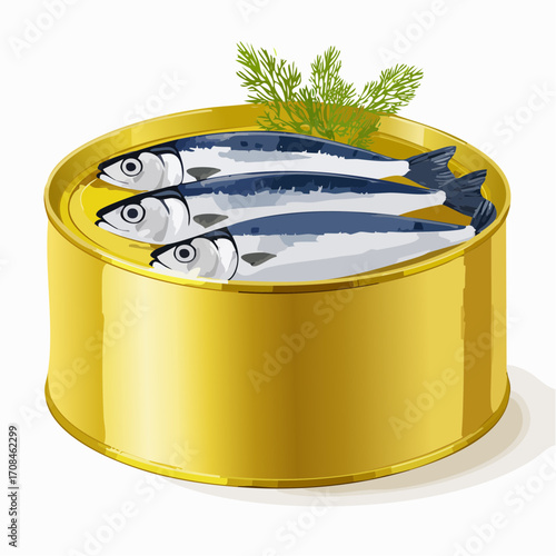 Sardinen in einer Dose