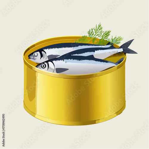 Sardinen in einer Dose