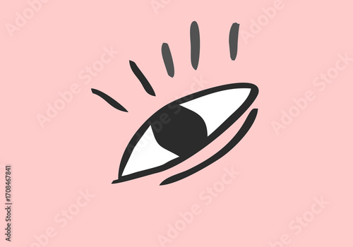 vector Illustration abstract eyes art