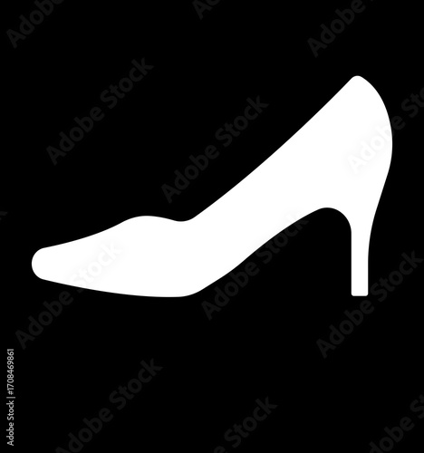 Ladies shoes icon.women's shoes footwear and elegant style and design trends.wedge heels sketch icon line art vector illustration.leather shoes heel icon black and white vector sign.