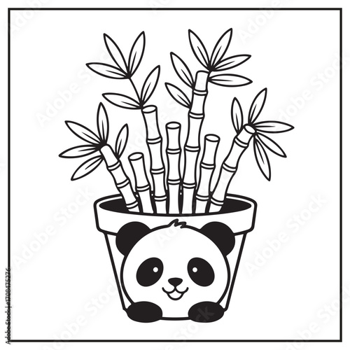 Potted Cuties Coloring Pages