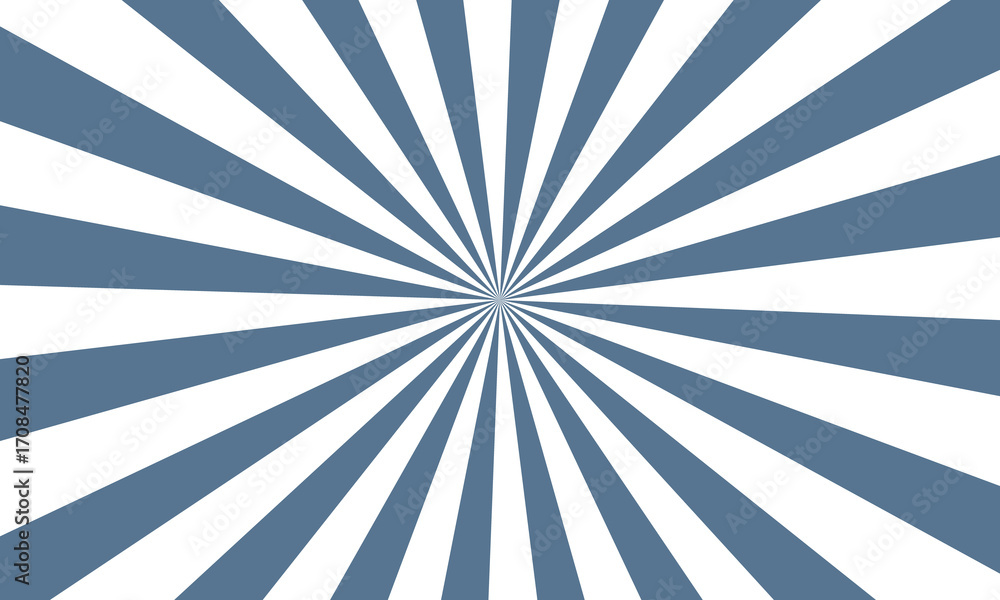 Fototapeta premium Radial Sunburst Pattern with Concentric Circles and Outward Rays