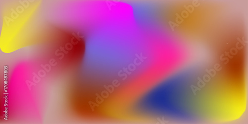 Vibrant, colorful bokeh lights create a soft, abstract rainbow background with a subtle sense of motion. yellow, blur, blue, color, backdrop, dark, illustration, colors, sky, loop, space, energy, arts