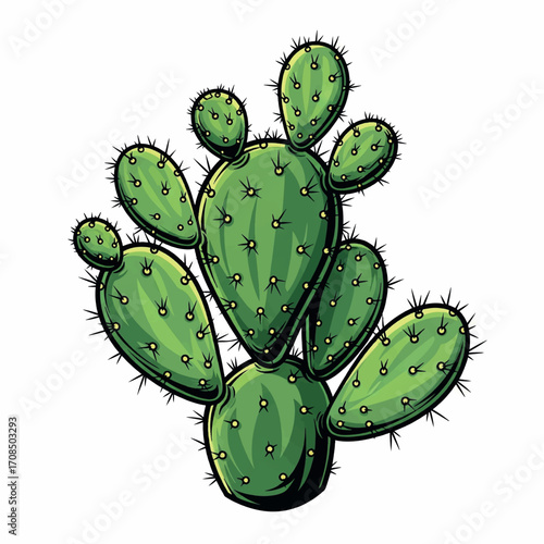 drawing, illustration, cactus, design, vector, art, graphic, nature, desert, summer, arizona, cartoon, plant, background, botanical, western, floral, flower, cacti, isolated, exotic, cute, succulent, 