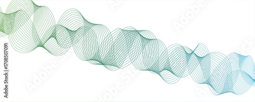 Abstract colorful wave line transparent background modern stream wave background and wave curve lines background. Business Illustration pattern of lines in transparent background. Blue blend digital.