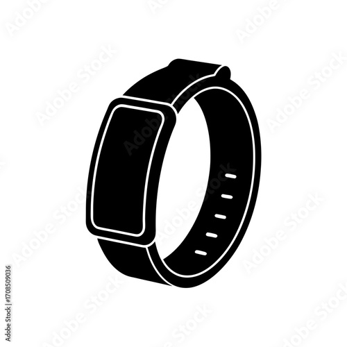 Illustration of a smart watch on transparent background