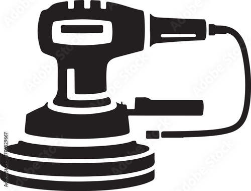 Black orbital sander tool power tool sanding