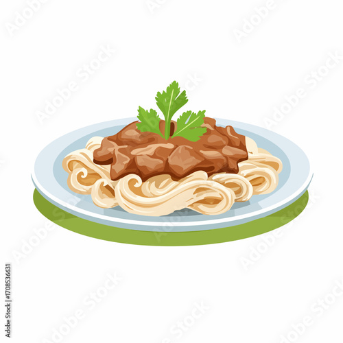 Boeuf Stroganoff