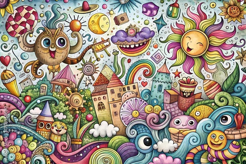 seamless pattern with birds