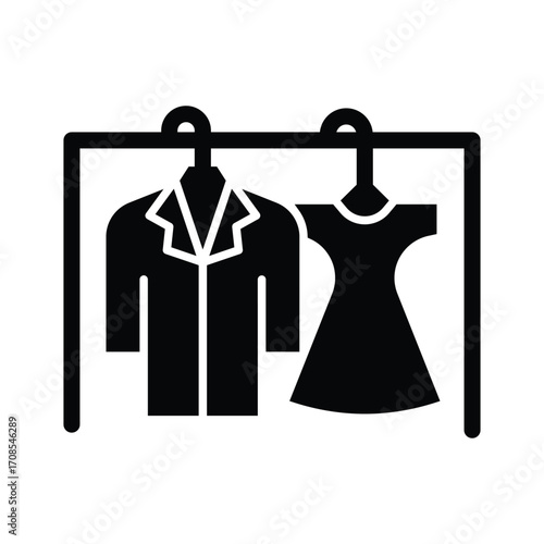 movie costume glyph icon illustration vector graphic.eps