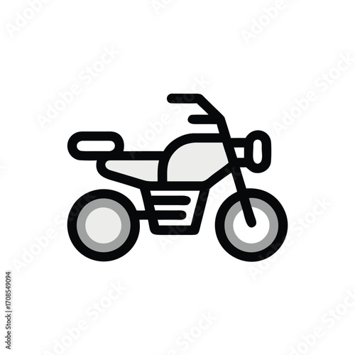 bicycle icon on white background