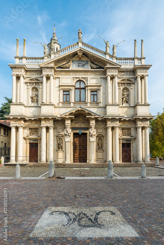 Saronno, Italy and the Sanctuary of Our Lady of the Miracles declared part of the European Heritage. Was built between 1498 to beginning 1600