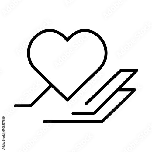 Geometric Arrow Block Icon. Vector icon design