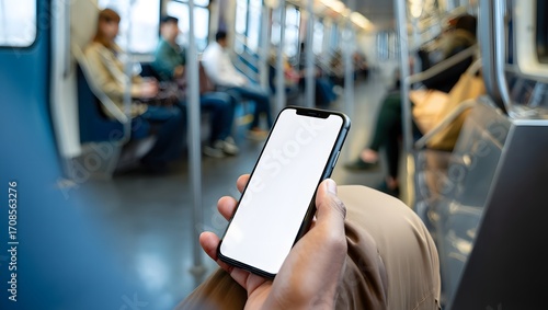 The angle of the smartphone resting on one hand on the lap