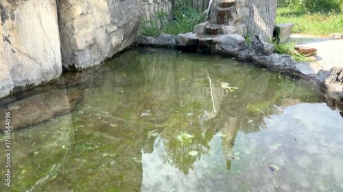 A small and quiet artificial pond