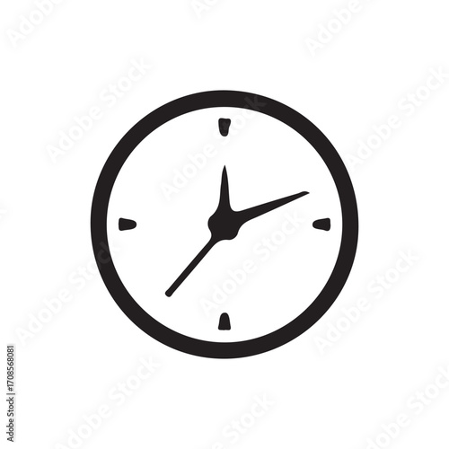Free Download clock on white background - GFXLoad