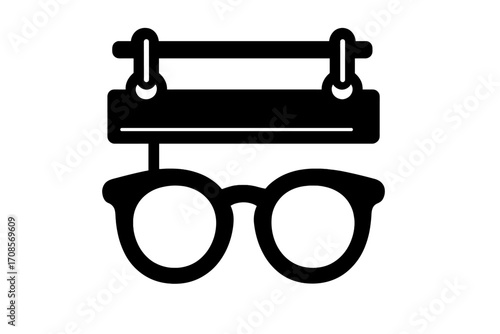 Summer sunglasses icon flat vector cartoon illustration with transparent background, stylish eyewear sign, set of trendy sun glasses, summer fashion accessory