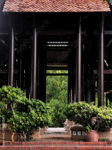 traditional Malaysian garden