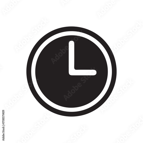 power button on a black background