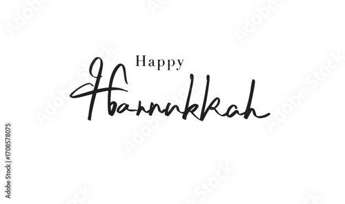 Happy hannukkah text font calligraphy hand written lettering script black color objectHappy hannukkah menorah religion indian holiday festival judaism greeting Happy hannukkah celebration hannukkah