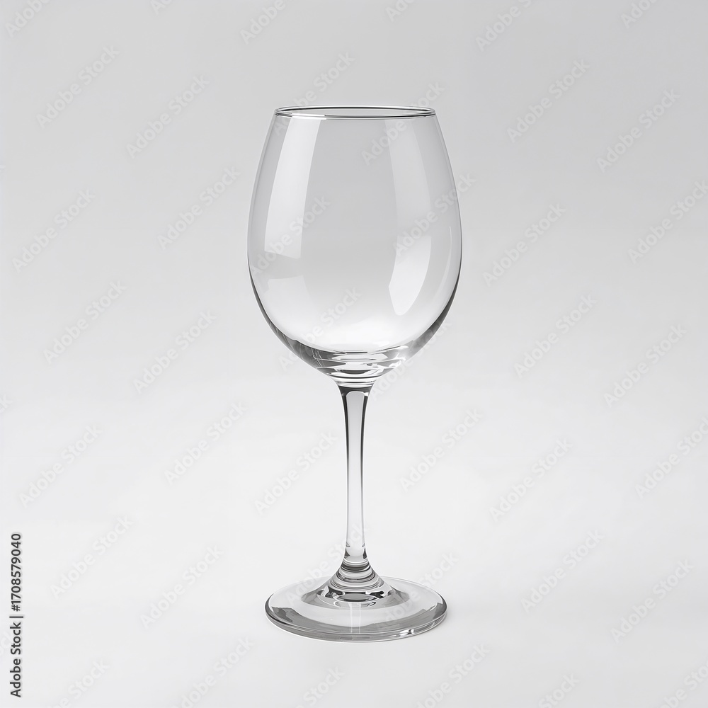 Obraz premium Wine glass isolated on white background