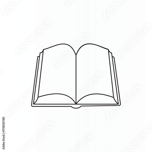 Elegant book design featuring continuous line art illustration

