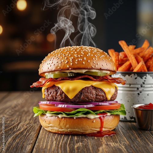 fast food on the table