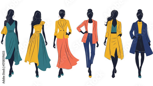 Woman Fashion Vector Illustration Art Vector Design AI EPS PNG