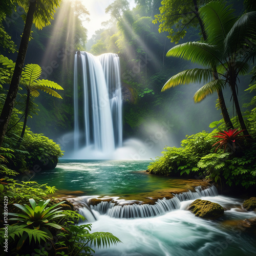 waterfall in the forest