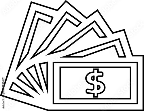 Investment line icon . Investment, Profit, Asset, Investor, Portfolio, Dividend, Capital, Risk, Inflation icons vector, vector illustration !	
