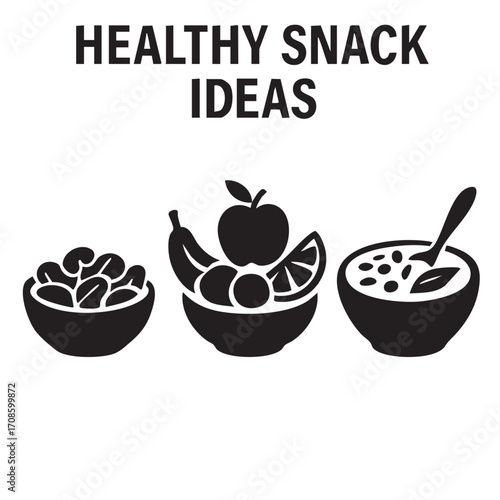 Silhouette: Fresh & Healthy Snack Choices