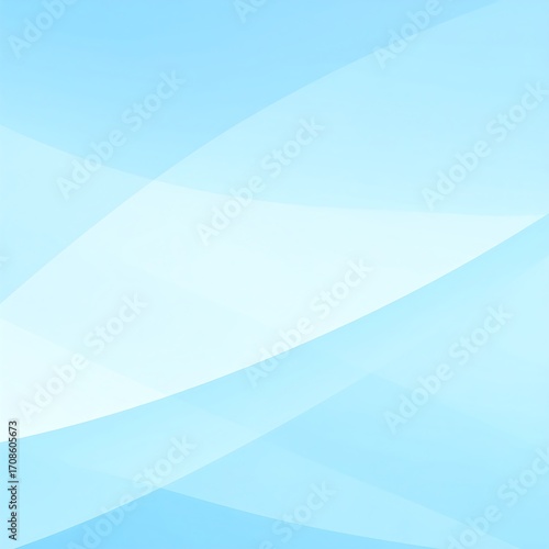 Light blue and white abstract background with soft, flowing curves