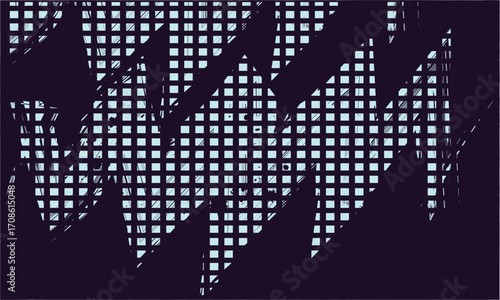 Abstract Geometric Pattern With Jagged Edges And Subtle Texture In Dark Colors.
