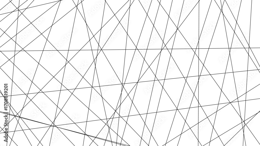 Obraz premium Abstract Geometric Low Poly Lines – Chaotic Random Vector Mesh Background for Modern Digital Design & Futuristic Art. abstract random lines background. Abstract background with random geometric line a