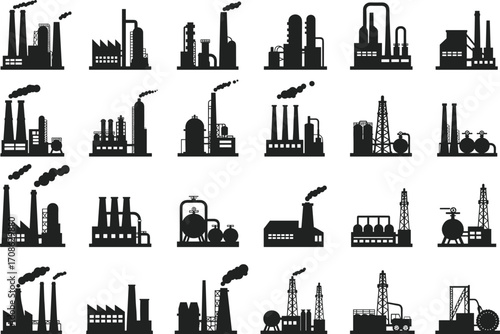 Electric power poles with overhead wires silhouette, urban utility infrastructure, electrical transmission lines, energy distribution network, industrial background